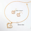 Colar delicado com coração