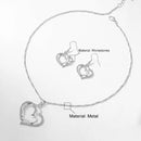 Colar delicado com coração