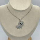 Colar com Pingente - Maltês